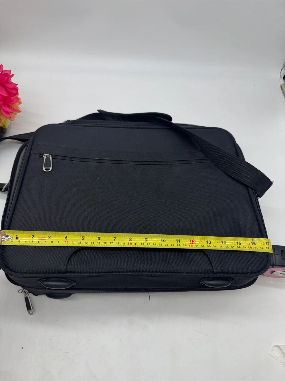 Samsonite Black Laptop Briefcase with Front Organizer